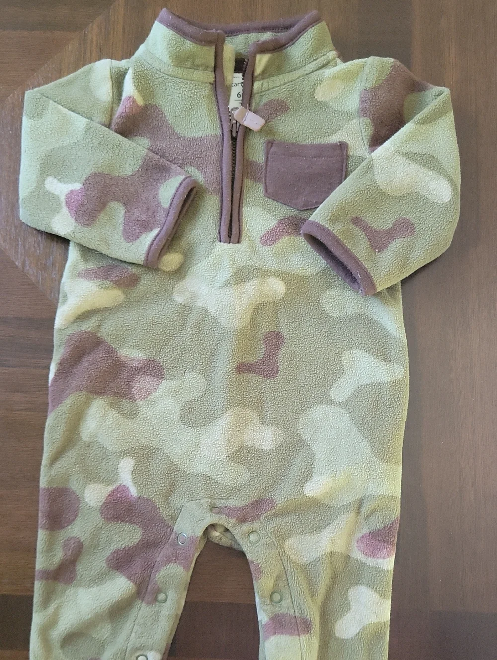 Camo Fleece Suit For Infants